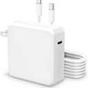 Mac Book Pro Charger - 100W USB C Charger Fast Compatible with MacBook pro/Air iPad Pro 12.9, 11 inch 2025-2018 M5 M4 M3 M2 M1 and All USB-C Laptops and Phones (White1)