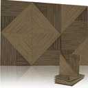JaneTech Wall Panels, Acoustic Panels, Sound Absorbing Wall Art with Nano Glue for Recording and Home Studio, Office,Conference, Aurin Thread, 23.62 X 23.62 Inches