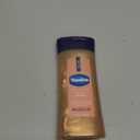 Vaseline Glazed and Glisten Sunlit Glow Body Gel Oil Vanilla Cocoa Shimmering with Ultra-Hydrating Lipids and 100% Pure Cocoa Butter, 6.8 Oz