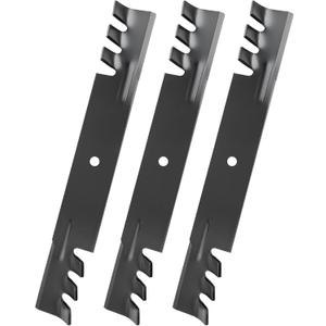 106-0626 Mower Blades Fit 52 Inch Toro TimeCutter, 27-0990 Toothed Mulching Blade Compatible with Toro Z Master Groundsmaster, Replace for 108-1127, 56-2390, 92-7961, 44-5480, 3 Pack