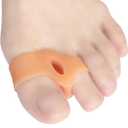 Chiroplax Bunion Corrector Pads Silicone Big Toe Separator Straightener Spacer for Women & Men Hallux Valgus Pain Relief Sleeve Cushion Splint Protector (4 Pads w/Shims - Large)