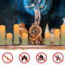 48 Pack Flameless Candles with Remote & 24H Timer - Waterproof Battery Operated Decorative Candles,3 Sizes(4" 5" 6" inch) for Home Decor, Wedding, Christmas, Party (Warm White)