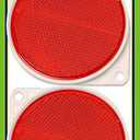 Hy-Ko Products CDRF-3R Nail On Reflector 3 1/4 Diameter Red, 0.5 Ounce (Pack of 6)