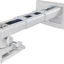 Viri,Projector Wall Mount,Extension : 325-740mm (12.80"-29.13") with Universal Mouning Plate,Quickly and Accurately Adjust The Tilt/Swivel/Rotation Angle by 5,Suitable for Homes Offices Classroom