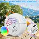 Bubble Machine for Kids Toddlers, Automatic Bubble Blower with RGB Light, 4000+ Bubbles/Min Bubble Maker with 10 Refill Packs, Easter Christmas Birthday Party Gifts for 3 4 5 6 7 8 Year Old Boy Girl