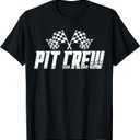 Pit Crew Family Racing Birthday Race Car T-Shirt,S