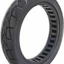 Electric scooter tire, 14 14x2.50/2.50-10 solid honeycomb tire, abrasion-resistant and comfort-reducing shock-absorbing outer tire for electric motorbike tyre replacement