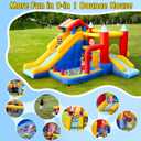 Inflatable Bounce House for Kids Outdoor 9 in 1 Large Bounce Castle for Toddlers Indoor Backyard Big Jump Bouncy House with Blower, 11.38x10.2FT