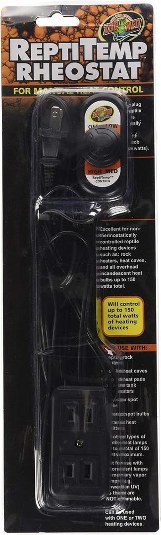 Zoo Med Repti Temp Rheostat (1 Count (Pack of 1))