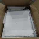 Furologee White Nightstands Set of 2, End Table with Fabric Drawer, Small Side Table for Small Spaces, 2 Tiers Storage Shelves End Table, Bedside Table for Living Room, Bedroom, Dorm