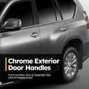 Chrome Exterior Door Handles (Set of 4) for 2010-2020 Toyota 4Runner,2016-2020 Land Cruiser/2010-2020 Lexus GX460,Front and Rear, Drive & Passenger Side(Not for Keyless Entry) Replaces# 6921035180B0