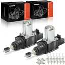 A-Premium Door Lock Actuator Compatible with Chevy Suburban Beretta Blazer Camaro C10 & Buick Century Electra Lesabre Reatta Regal & Cadillac Escalade & More, W/o Dirt-Proof Boot, 2-PC Set