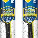 Rain-X 810361 Repellency Water Repellent Wiper Blades, 19" Windshield Wipers (Pack of 2), All Weather Streak-Free for Enhanced Visibility w/Water Repellency Formula