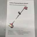 Cordless String Trimmers - 21V High-Power Motor, 3-in-1 Blades, Adjustable Pole with Wheels & Debris Shield