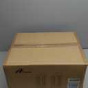 18" Outdoor Wall Light Fixtures Waterproofed Exterior Lantern W/Sturdy Rectangular Double Cage In Satin Black&Clear Tempered Glass,Sconce Mounted For House Patio,Front door,Porch,Garage Lighting, Pack of 2