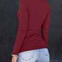 AUTOMET Womens Long Sleeve Shirts Square Neck Tops Ribbed Knit Basic Teen Girls Crop Tops Fall Outfits Fashion Clothes 2025 (L)