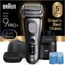 Braun Series 9 PRO+ Electric Shaver, Wet & Dry Razor, Pro SensoAdapt, 6in1 SmartCare Center, 9697CC, Silver