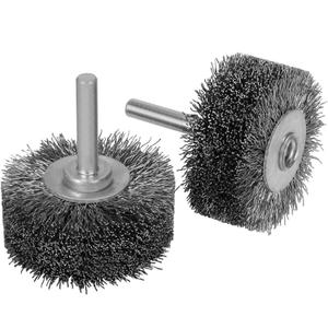 2 Pack 2 Inch Wire Wheel Brush for Drill Attachment,Heavy Duty Wire Brushes Removal Paint Rust & Corrosion, 0.012" Coarse Crimped Stainless Steel Wire, 1/4in Shank, 20000RPM