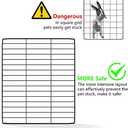 Small Animal Playpen, Guinea Pig Cages, Pet Playpen, Rabbit Cage, Small Animal Cage, Puppy Kitten Dog Playpen, Indoor Outdoor Portable Metal Wire Yard Fence,15 X 12 Inch, 16 Panels, Black.