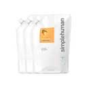 simplehuman Mandarin Orange Moisturizing Liquid Hand Soap Refill Pouch, 34 Fl. Oz.