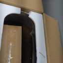 iTouchless 13 Gallon / 50L Open Top Can, Oval Stainless Steel with Double AbsorbX Odor Filters Fingerprint-Resistant Modern Kitchen and Office Waste Bin for Hassle-Free Disposal