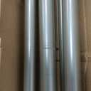 TONIAL1 Inch Double Curtain Rods 72 to 144 Inch (6 to 12 ft), Heavy Duty Decorative Drapery Rod for Windows 69 to 140 Inches (5.75 to 11.7 ft) with Classic Cap Finial, Antique Silver