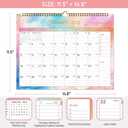 6 x Lbylyhxc 2026 Calendar - Includes January 2026 to December 2026-12 Monthly Wall Calendar 2026, 14.8 x 11.5 Inches.Thick Paper with Julian Dates and Block for New Year and Christmas Presents (Large Colorful)