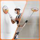 Drywall Pole Sander with Extension Pole, 360 Rotation Wall Sander with 10 PCS Sanding Sheets (80/100/120/180/240Grit), Pole Sanding Tool for Painted Walls and Ceilings