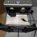 Gevi Dual Boiler Espresso Machine with Built-in Grinder, 58mm Commercial Portafilter, Barista Steam Wand, 31 Grind Settings, Stainless Steel, for Home Barista Use, Sterling Silver