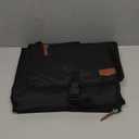 Portable Diaper Changing Pad with Shoulder Strap, Detachable Travel Changing Pad with Baby Wipes Pocket, Gifts for Baby Shower, Newborn Girls and Boys (Black)