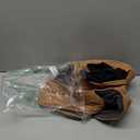 PUMYPOREITY Warm Dog Jacket, Reflective Winter Coat with Adjustable Hook & Loop, Fleece Snowsuit with Turtleneck, Water Resistant Cold Weather Coats for Small Medium Large Dogs, 2XL, Khaki