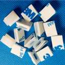 Wiring Connecting Terminals 100PCS Driving Recorder Navigator Fixed seat Cable Buckle/Wiring Buckle Adhesive Double-Sided Adhesive Wiring Buckle - (Color: FC-1 White)