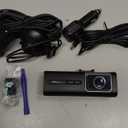 3 Channel 5G WiFi Dash Cam, 4K+1080P+1080P Dash Cam Front and Rear with 64GB Card, Dash Camera for Car with HDR IR Night Vision, G-Sensor, 24/7 Parking Mode, WDR, Support 128GB Max - Silver