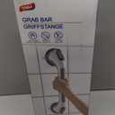 TAILI Grab Bars for Bathtubs and Showers 2 Pack Suction Grab Bar, Heavy Duty Shower Handle Removable Bath Handrails for Seniors and Elderly, Bathroom Safety Grip No Drilling Waterproof,Grey (16.8", Gray)