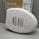 Jool Baby Quick Flip Toilet Seat with Built-in Potty & Splash Guard for Toddler Training, Slow Close (Elongated)