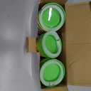 AOZITA 18 Pack Plastic REGULAR Mouth Mason Jar Lids for Ball Regular Mouth Jars - Colored Plastic Storage Caps for Mason/Canning Jars, Leak Proof, Dishwasher Safe & Food Grade