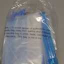 Vacuum Storage Bags with Hand Pump, Plastic Packaging Bags, 80% Space Saver Vacuum Seal Bags for Clothing, Travel Lugggage, Blankets, Comforters, 10 Small