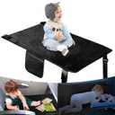 Toddler Airplane Bed, Portable Kids Travel Essentials, Soft Airplane Seat Extender for Kids 1-4, Foot Rest for Flights (Plane)