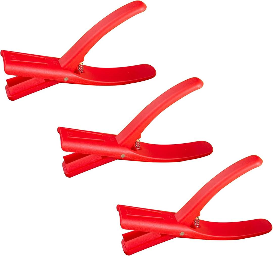 2 x Crawfish Peeler Tool, Crayfish and Shrimp Shelling Device, Convenient and Smart Crayfish Sheller for Families and Restaurants (Red, 3 Pcs)