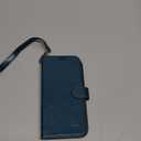 OCASE for iPhone Air Detachable Wallet Case with Card Holder, 2 in 1 PU Leather Flip Folio with RFID Blocking Stand Wrist Strap Shockproof Phone Cover 6.5 Inch 2025, Peacock Blue