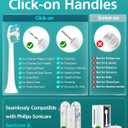 Replacement Toothbrush Heads for Philips Sonicare Replacement Heads, Replacement Brush Head Compatible with Phillips Sonic Care Electric Toothbrush,10 Pack