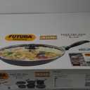 Hawkins Futura Nonstick Stir-Fry Pan 2 L, 26 Cm, 3.25 Mm With Glass Lid, Black