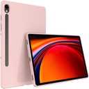 Callyue Slim Case for Samsung Galaxy Tab S9 FE 5G 10.9 Inch/Galaxy Tab S9 11 Inch 2023, Ultra Thin Lightweight Matte Soft Flexible Frosted TPU Skin Bumper Back Cover Shell, Pink