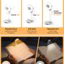 Book Light for Reading in Bed: Rechargeable 18 LED Clip on Reading Light with Timer & Memory Eye-Caring 3 Color Temperature Stepless Dimming Night Reading Lamp Gifts for Book Lovers Men Kids
