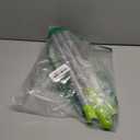 47.5" Car Wash Brush Mop Cleaning Tool with Long Handle Kit for Washing Detailing Cars Truck, SUV, RV, Trailer, Boat 2 in 1 Chenille Microfiber Sponge Duster Not Hurt Paint Scratch Free (Green)