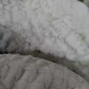 Heated Blanket Electric Throw Waffle, 50x60 Inches Sherpa Fleece Fast Heating Blanket 6 Heating Levels & 4 Hours Auto Off ETL Certification, Grey Throw