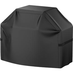 Grill Cover, 72 inch Heavy Duty BBQ Gas Grill Cover for Outdoor Grill, Waterproof, Weather Resistant, AntiUV, RipProof, Fade Resistant Barbecue Cover with HookandLoop Straps for Most Grills