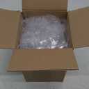 Colovis Mini Dessert Cups, 100 CT 2oz Clear Plastic Parfait Appetizer Cups with Spoons Mini Square Dessert Bowls for Serving, Tasting (100)