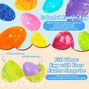 Aviski 120Pcs 2.4" & 3.15 Large Small Iridescent Marble Easter Eggs Golden Eggs for Kids Basket Bag Stuffers Fillers, Easter Hunt Game, Toys Filling Treats and Easter Theme Party Favor