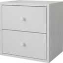 FUSUNBAO Magic DIY Cube Storage Organizer Stackable Cubes for Home Books Clothes Toy-Modular Cubby Storage System-Office Cubical-Bookcase Closet (Pure White-Washed, Drawer Cube)